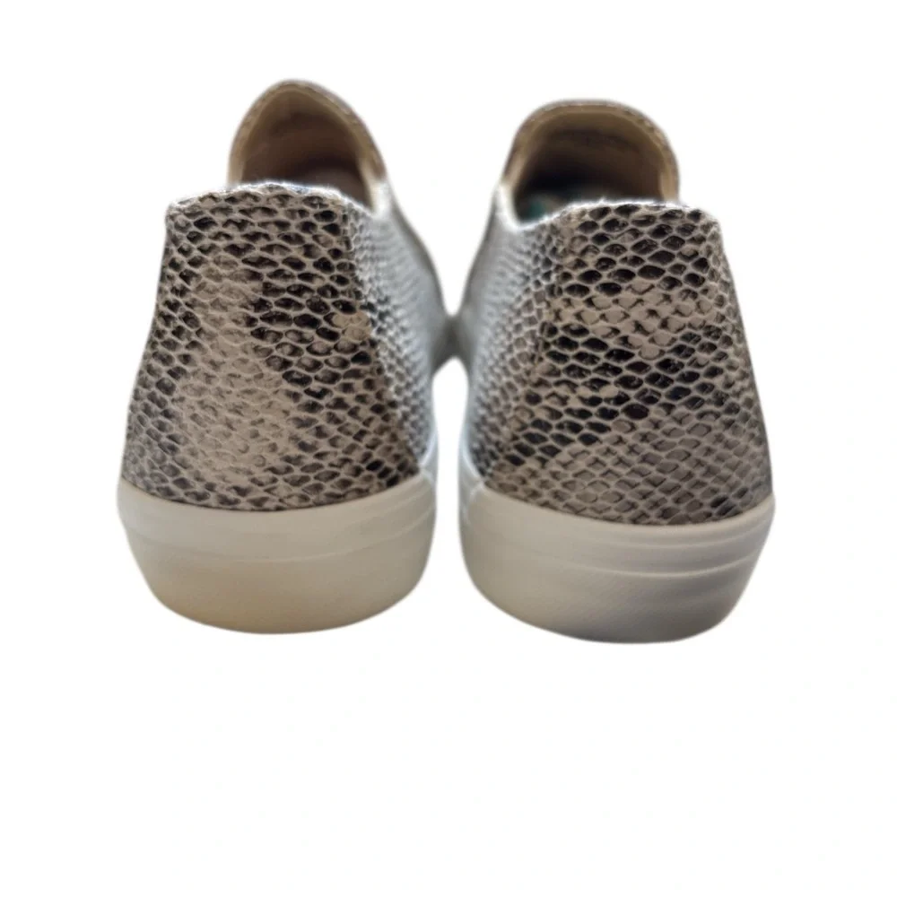 Restricted  Slip-On Sneakers in Snake Skin Print - Beige & Black Sz 6 NEW